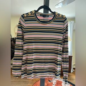 Veronica Beard Multicolor Striped Women's Top